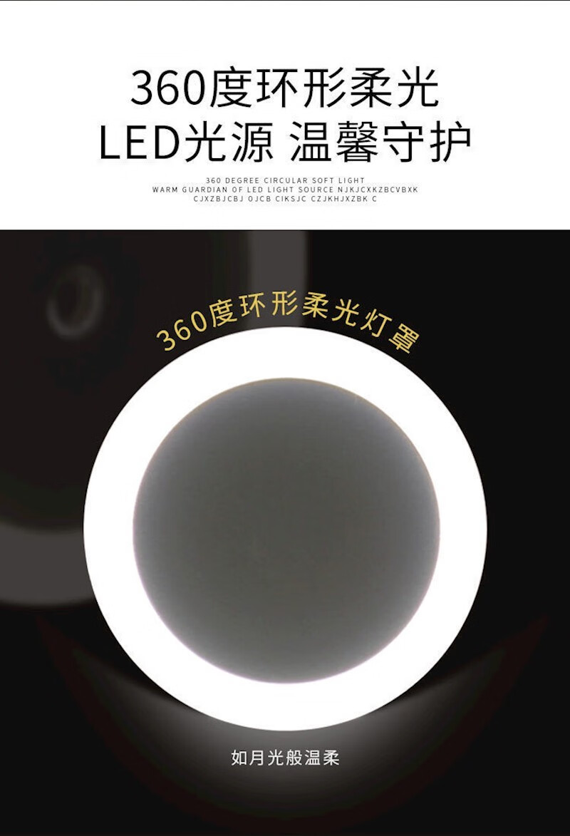 绘话（huihua） 绘话新款智能自动感应小夜灯床头灯新奇创意LED灯插电节能光控再也不怕黑 自动感光；款式随机【2个装】