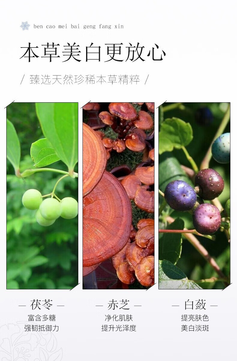 百雀羚  PECHOIN水乳套装肌源奢白护肤品美白淡斑补水保湿 礼盒3：洁水乳精华霜眼霜