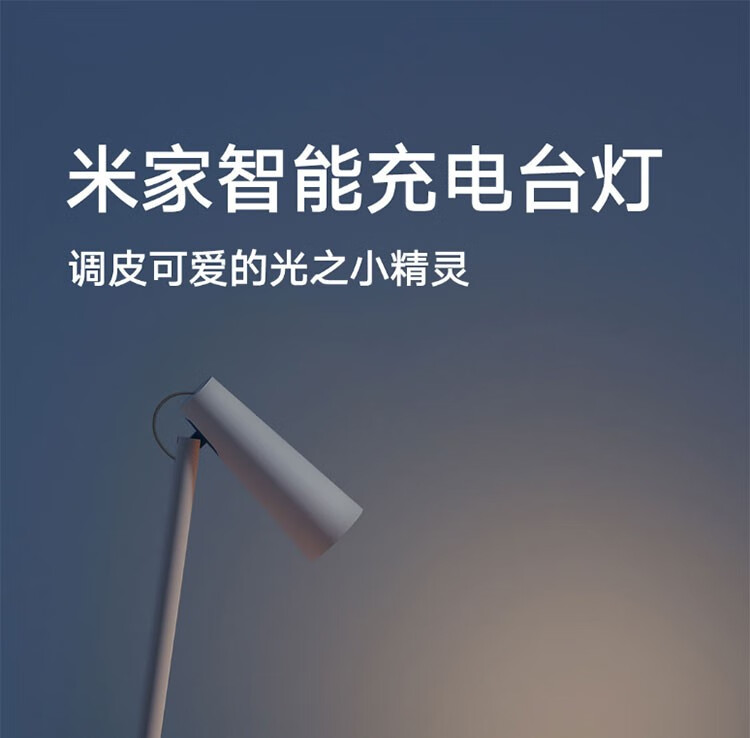 小米(MI) 台灯米家充电台灯学生节能阅读写护眼灯宿舍可折叠床头灯 米家智能充电台灯
