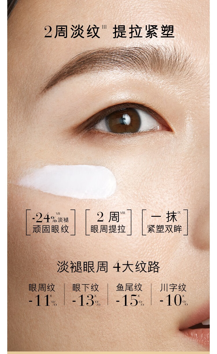 雅诗兰黛（Estee Lauder）白金级花菁萃紧颜眼部精华霜 买 15ml 享29 ml