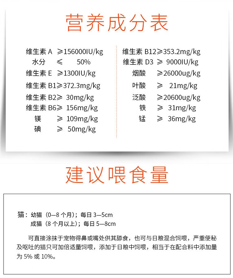 4，RedDog 紅狗 貓用營養化毛膏 幼貓成貓英短藍貓去除毛球吐毛膏 營養化毛膏58g*4支