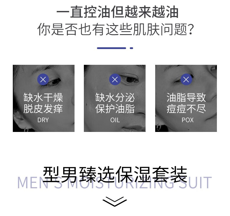 科颜氏（Kiehl's）男士护肤保湿三件套装（洗面奶+爽肤水+乳液）补水生日礼物送男友 【镇店男士】水乳洁面三件套
