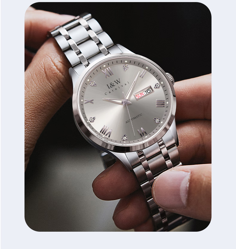 Мужские механические часы IWC Swiss Brand Automatic, Топ 10 мировых брендов, Подарок отцу, дедушке