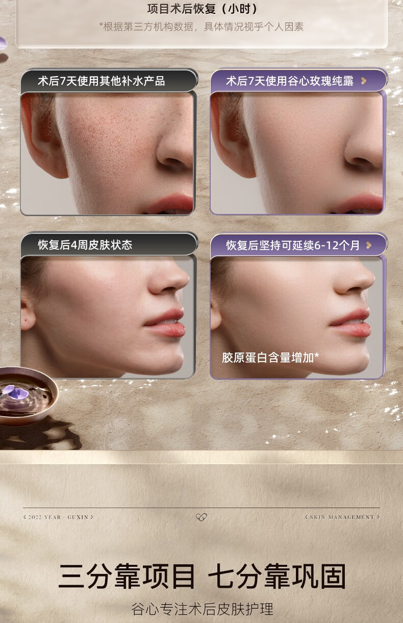 谷心（GX·Diffuser）玫瑰纯露护肤水 补水保湿提亮嫩肤爽肤水保湿喷雾化妆水 玫瑰纯露200ml
