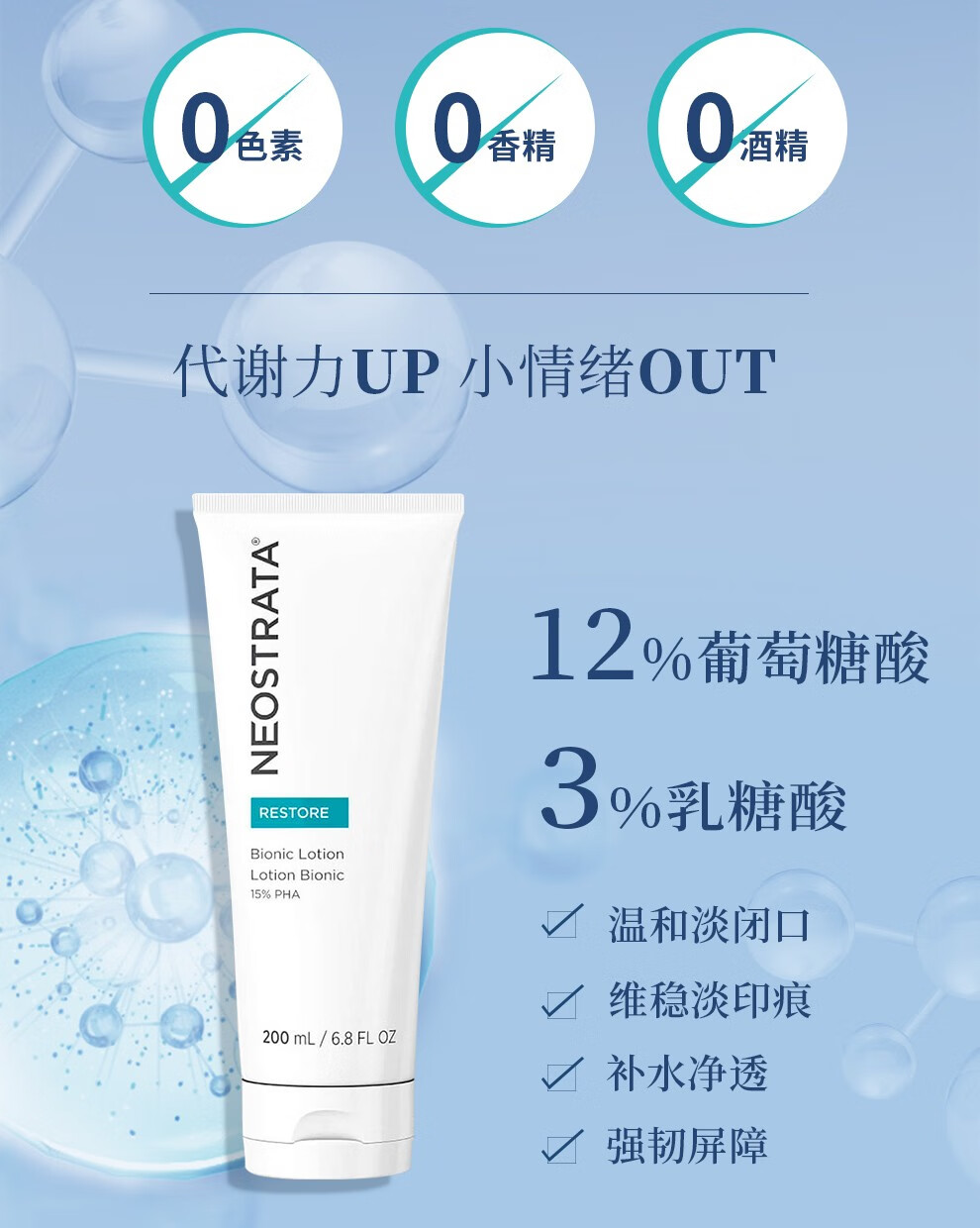 芯丝翠（Neostrata）AHA10%果酸身体乳倍舒 润肤乳200ml 痘痘肌肤可用 润肤乳200ml