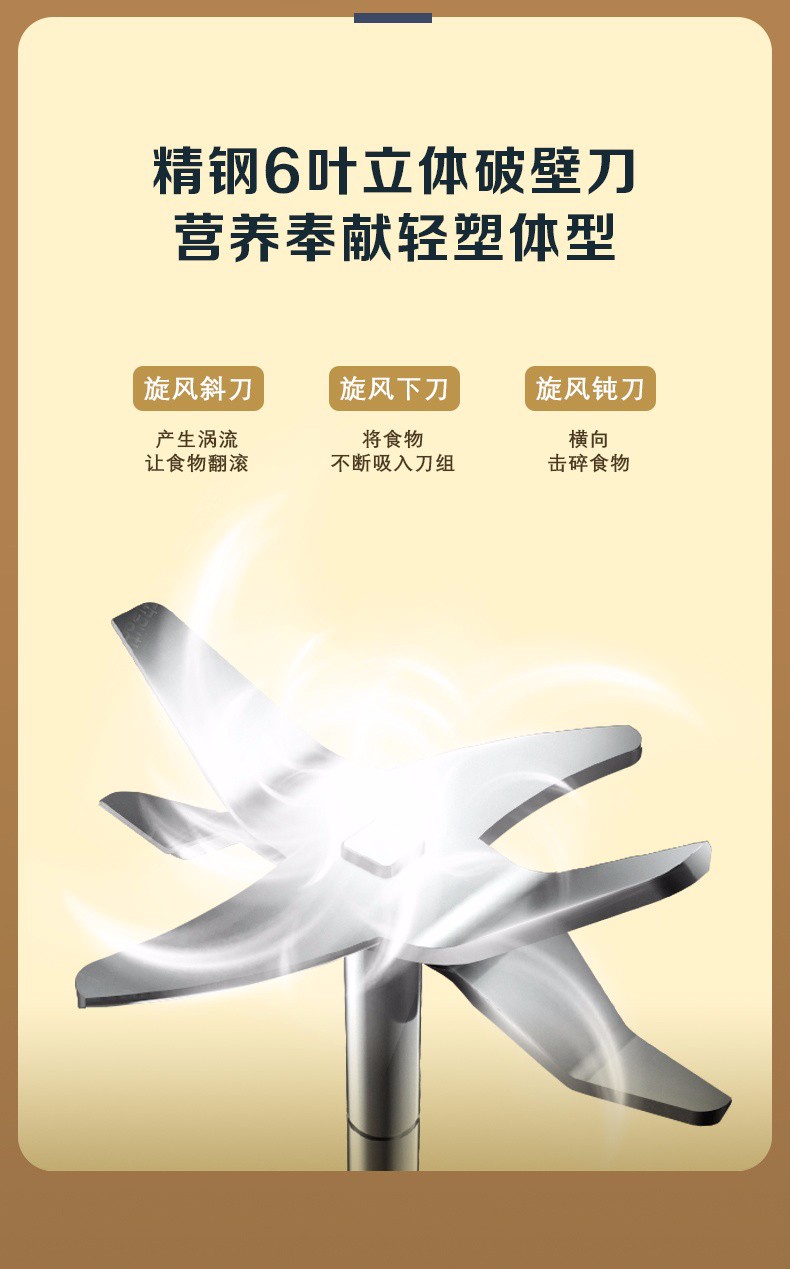 美的中高端 多功能全自动破壁机 带熬煮 1.75L 1300W强劲电机 图18