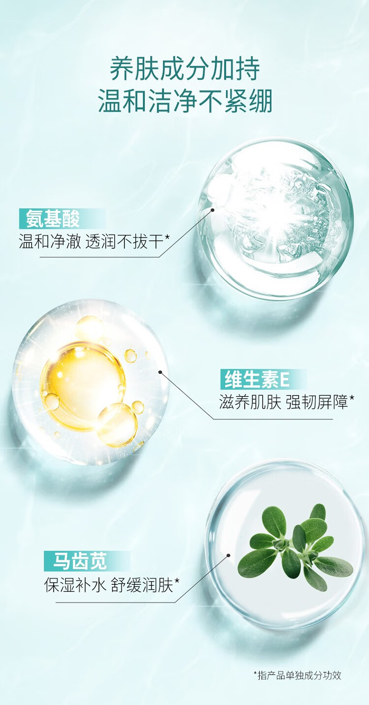 屈臣氏（Watsons）卸妆湿巾 眼妆唇妆脸部一次性温和便携 25片装 氨基酸温和净透*6件
