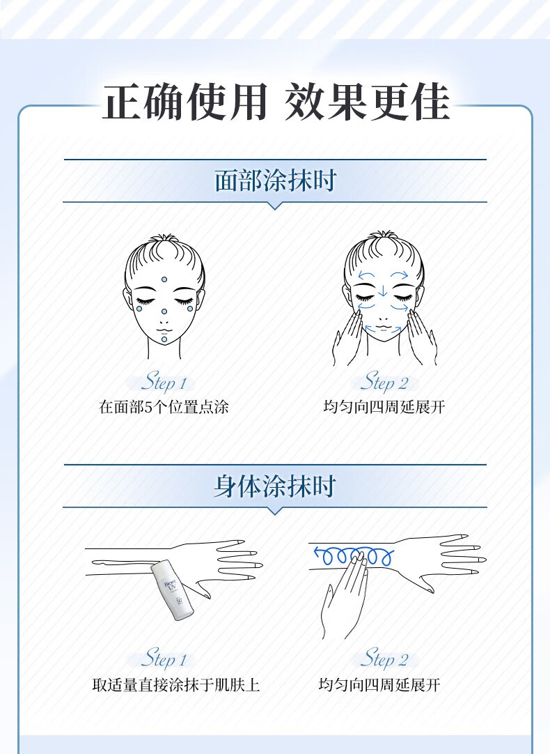 碧柔（Biore）(Biore)控油清爽防晒乳隔离轻薄水润不黏腻 SPF50+ PA+++ 控油防晒 30ml