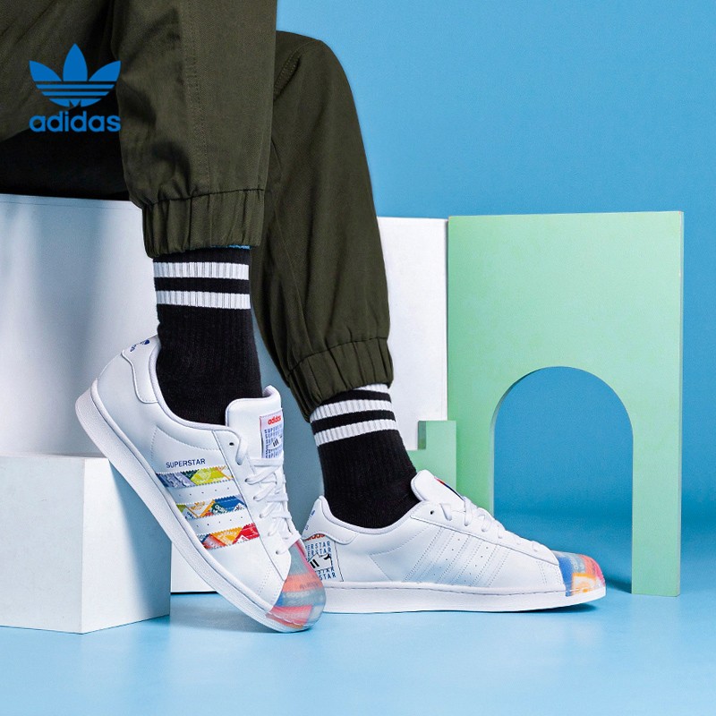 adidas 阿迪达斯三叶草男鞋SUPERSTAR贝壳头运动鞋休闲鞋板鞋GY0638 GX2717 42.5【图片价格品牌报价】-京东