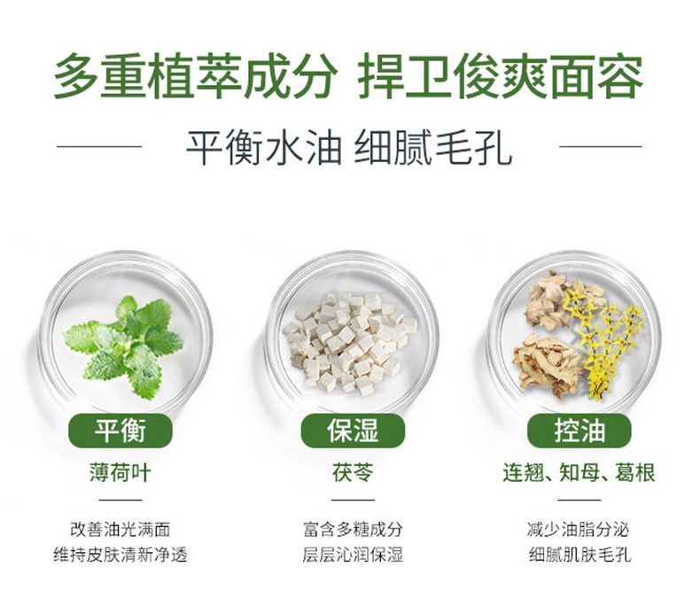 百雀羚（PECHOIN） 男士护肤品套装 净衡清爽控油补水保湿水乳滋润擦脸油白雀羚官网全套 爽肤水+平衡乳