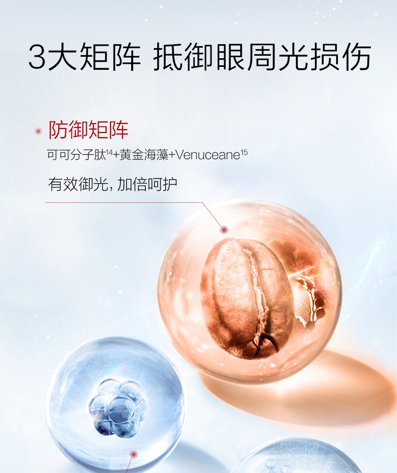 珀莱雅眼霜女红宝石淡化眼角纹黑眼圈眼袋提拉紧致眼精华官方款旗舰 20g