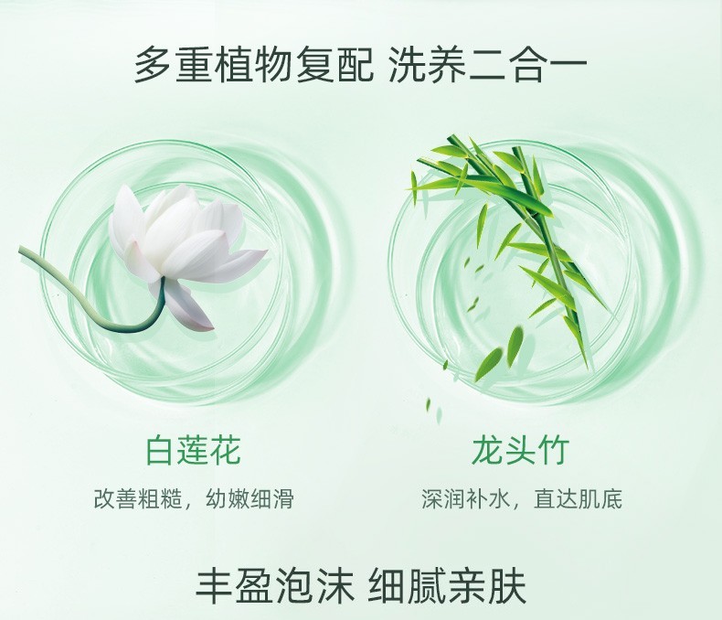 自然堂（CHANDO）水润保湿洗颜霜 洗面奶男女洁面乳护肤品（深层清洁补水保湿） 100g
