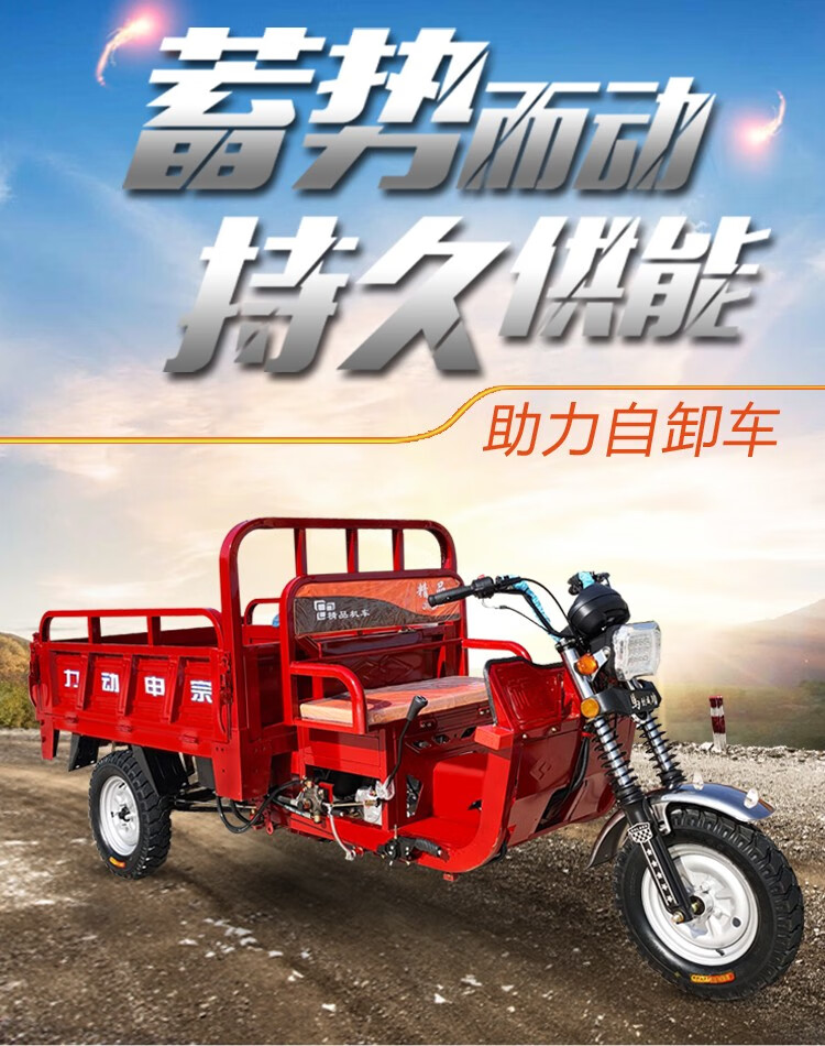 宗申150残疾三轮摩托车,宗申三轮摩托车150 全新宗申动力风冷水冷三轮摩托车燃油家用农用助力自卸载重王正汽油