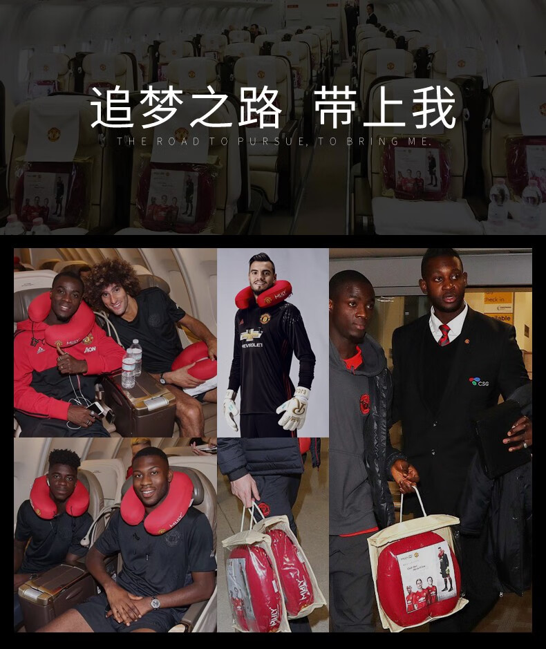 梦百合传奇7号U型枕 定制款颈椎枕头汽车旅行枕办公午休 传奇7号u形枕（红） 31*31*8