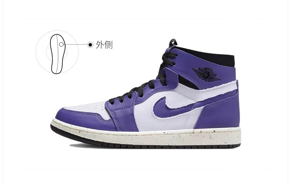 air篮球鞋_NIKE 耐克 胜道运动 NIKE耐克男鞋夏季新款AIR JORDAN 1 ZOOM运动篮球鞋 CT0978-501 41