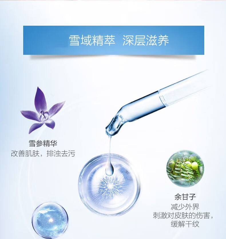 自然堂雪域精粹纯粹滋润乳液补水保湿提亮肤色紧致淡化细纹清爽不油腻 雪域精粹纯粹滋润乳液120ml