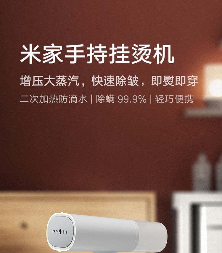 小米（MI）米家手持挂烫机家用迷你型烫衣机电熨斗挂式熨烫机 米家手持挂烫机