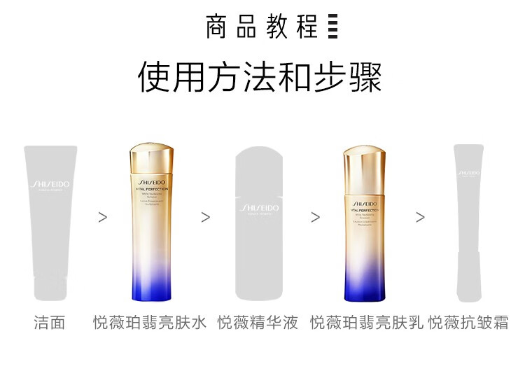 资生堂（Shiseido）资生堂悦薇珀翡紧颜亮肤水乳紧致修护水乳护肤品套装 150ml清爽型套组A