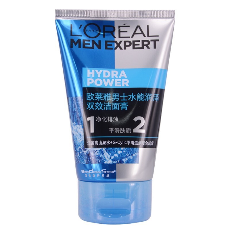 欧莱雅（L'OREAL）【礼物送男友送老公】男士洁面乳 火山岩控油洁面100ml 日期23.11