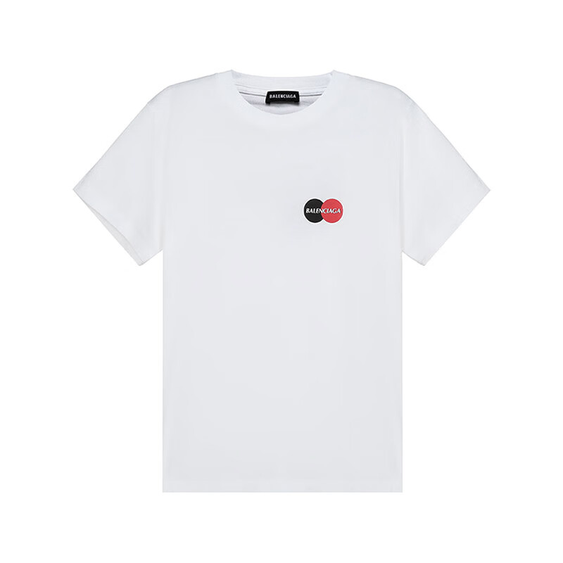 巴黎世家 balenciaga 男女同款棉质圆领短袖t恤案 620967 tiv79 9000