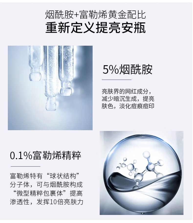 LLV 肌肽烟酰胺小安瓶精华液女抗皱原液 玻尿酸补水保湿 淡化细纹收缩毛孔紧致抬头纹法令纹 【尊享装】肌肽青春28支/盒299（立省177）