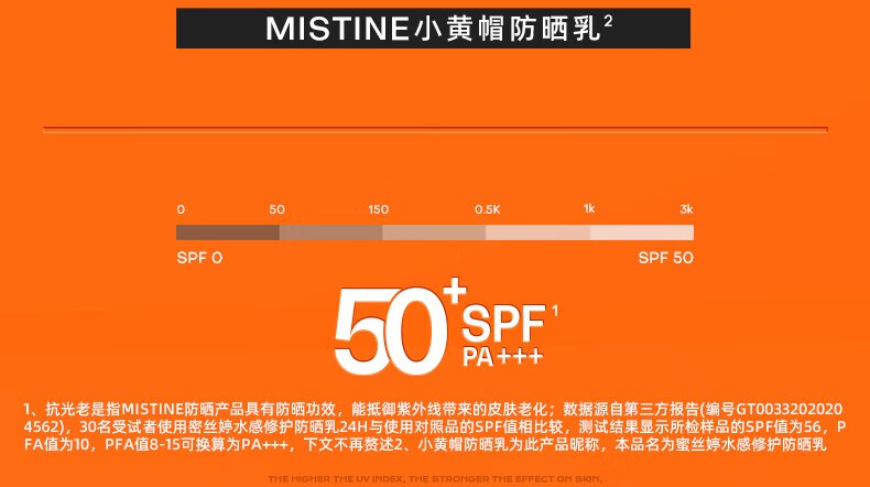 蜜丝婷（Mistine）小黄帽面部防晒 60ml