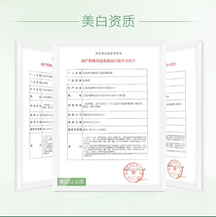 百雀羚（PECHOIN）美白面霜 至臻皙白晶亮焕肤霜 美白淡斑提亮肤色保湿日晚霜女官方 50g