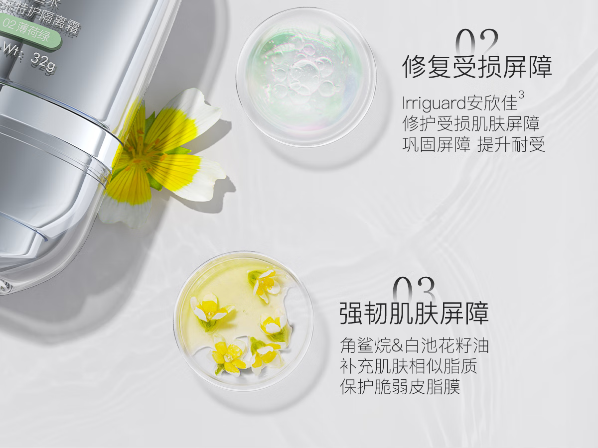 柳丝木（Ositree） 变色隔离霜妆前打底素颜遮瑕提亮保湿滋润三合一女学生升级款 【新升级3.0版】紫色×2