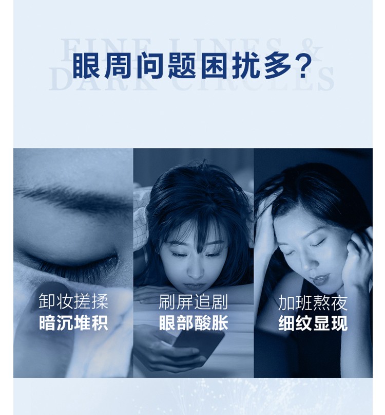 兰蔻（LANCOME）肌底精华焕亮小黑瓶发光眼霜15ml推广 买15ml享30ml