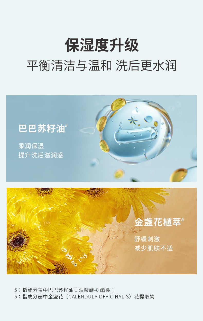 真丽斯（Genlese） 洗面奶氨基酸洁面慕斯泡沫温和深层清洁女敏感肌油皮混合皮适用 新款洁面160ml+替换装