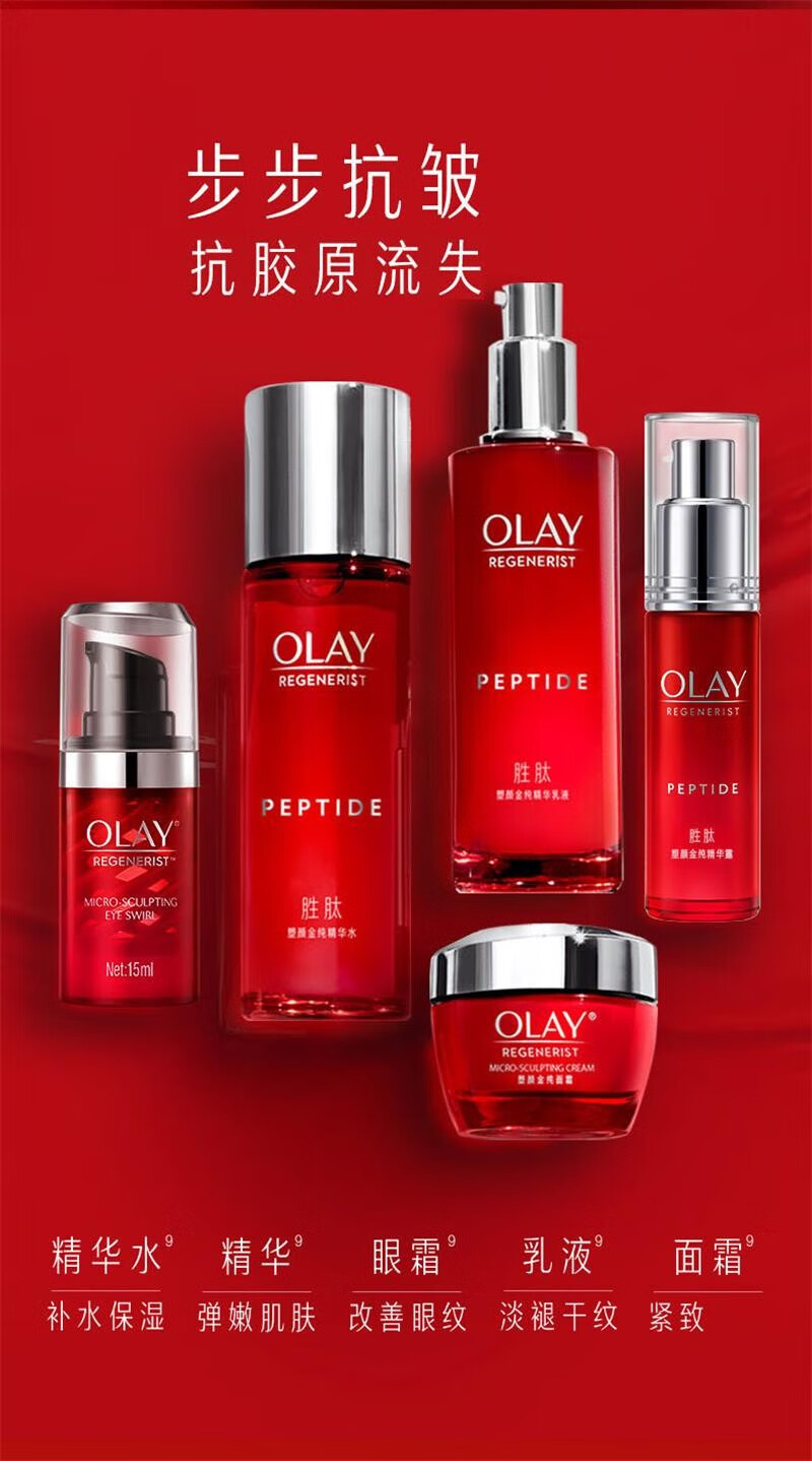 玉兰油（OLAY）水乳护肤品套装女大红瓶礼盒补水抗皱紧致淡纹化妆品全套生日礼物 【送礼礼盒】大红瓶水乳礼盒