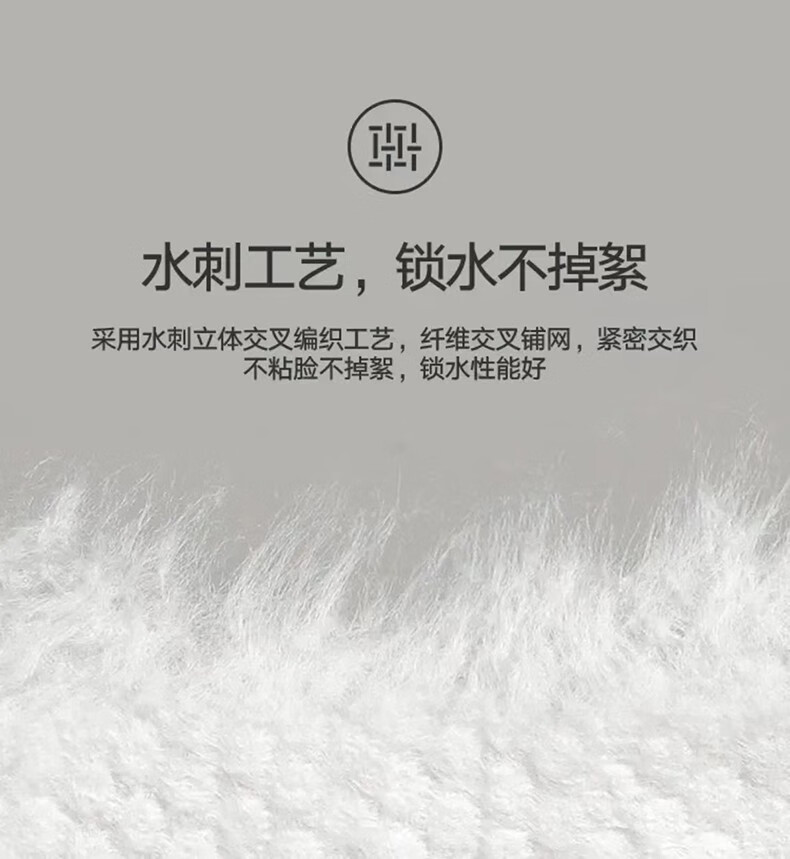 纯之素纯之素一次性抽取式洗脸巾卸化妆棉美容院专用洁面巾家庭装 1包抽取式（珍珠纹20*15cm）