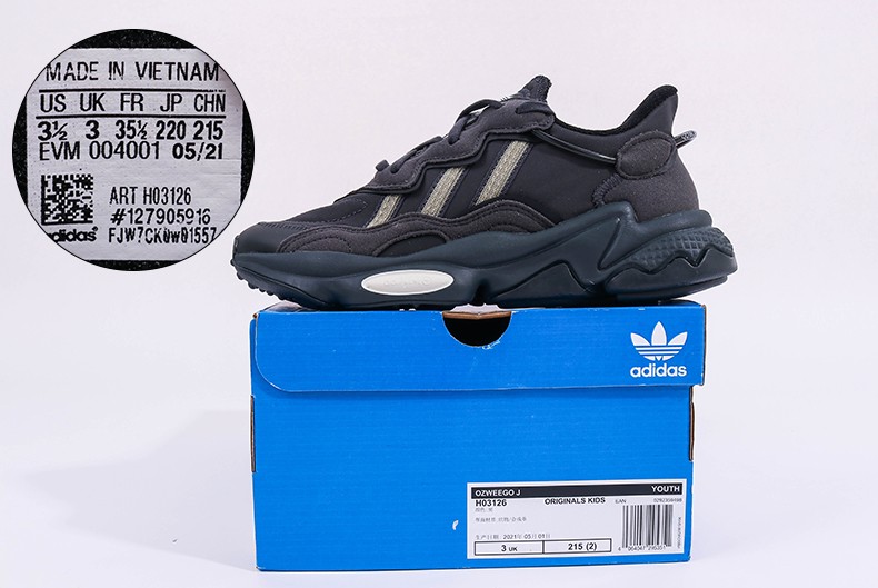 adidas阿迪达斯21秋季新款三叶草男女中性大童运动跑步鞋OZWEEGO老爹休闲鞋H03126 H03126  36/脚长22cm/3-【图片价格品牌报价】-京东