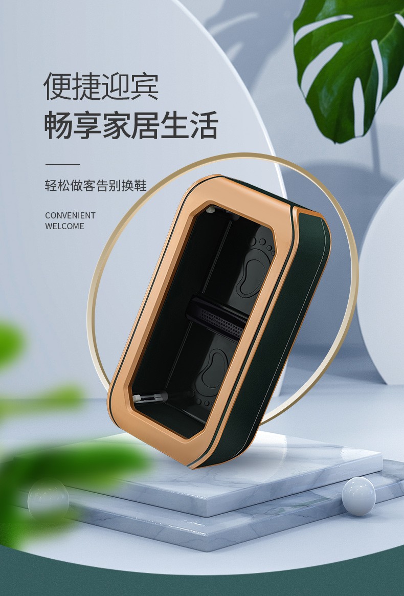 鞋套机全自动家用脚踩新款智能一次性鞋模机器 【升级豪华版】牛油果绿 100只鞋套试用装
