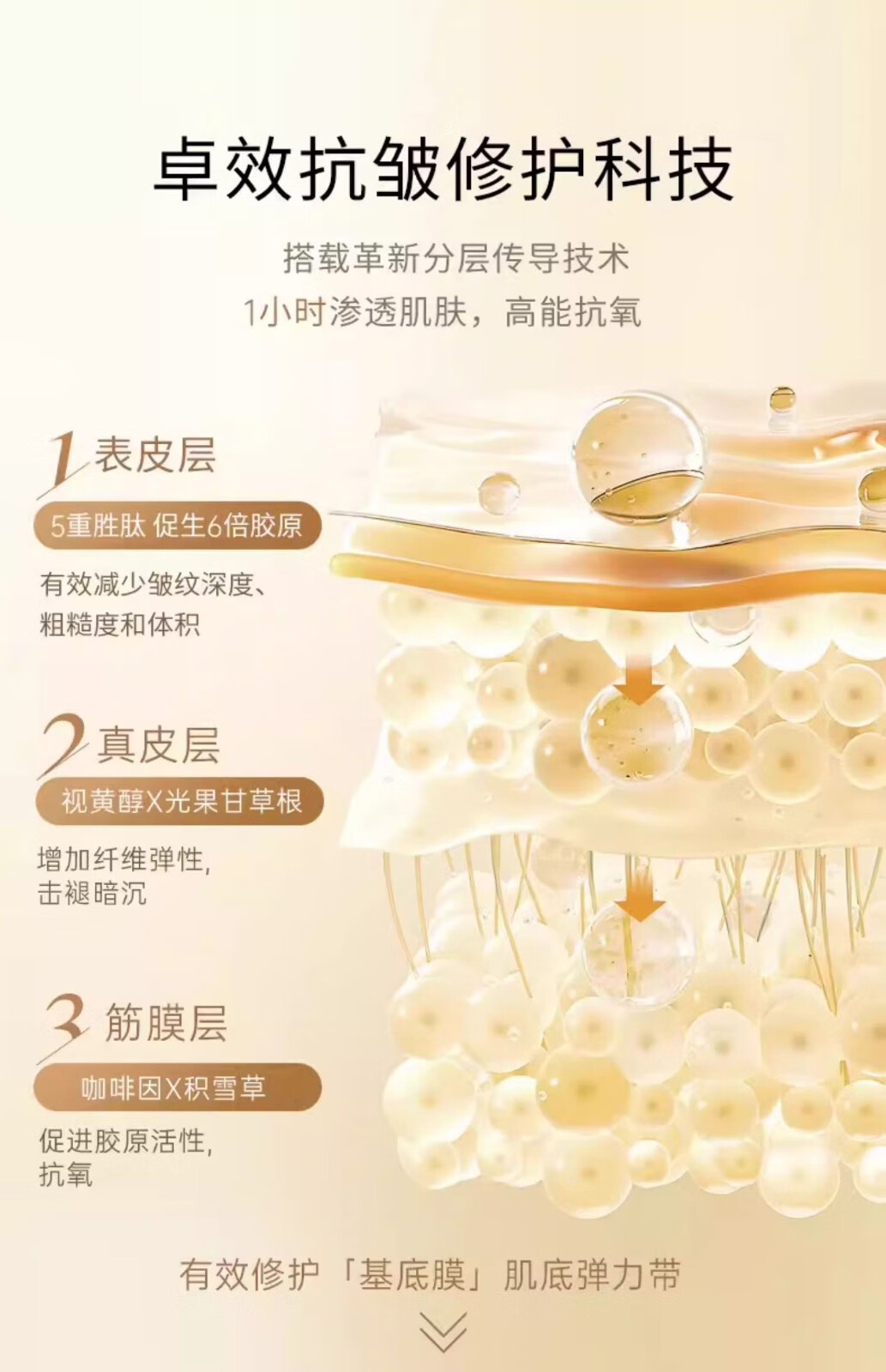 泊紫汀兰抗皱眼霜淡化细致眼纹焕亮搭提拉平复黑眼圈眼袋保湿提亮紧塑精华 30g 【单瓶装】滋润修护