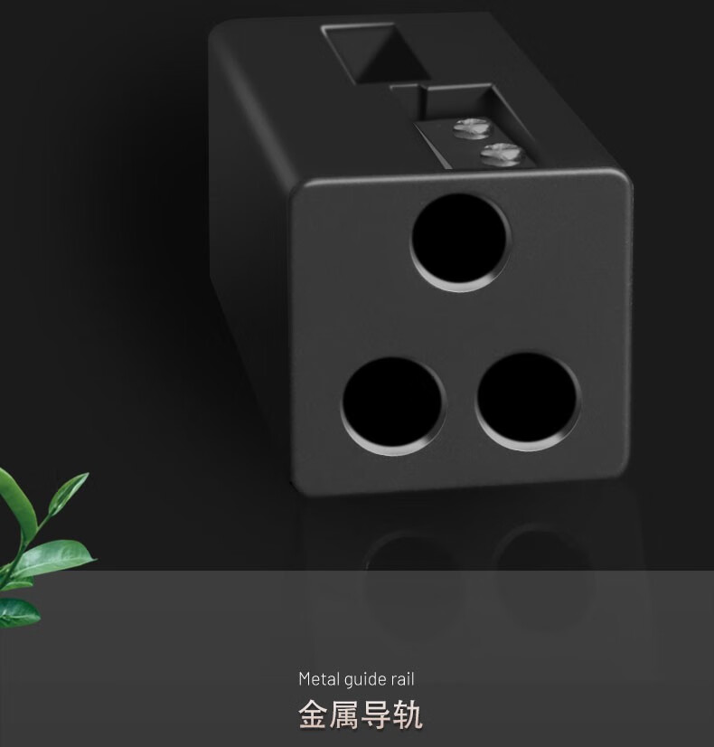 港雅（GANGYA）颜下削眉笔卷笔刀 削式砍刀木质眉笔辅助器 削眉笔专用修眉刀工具