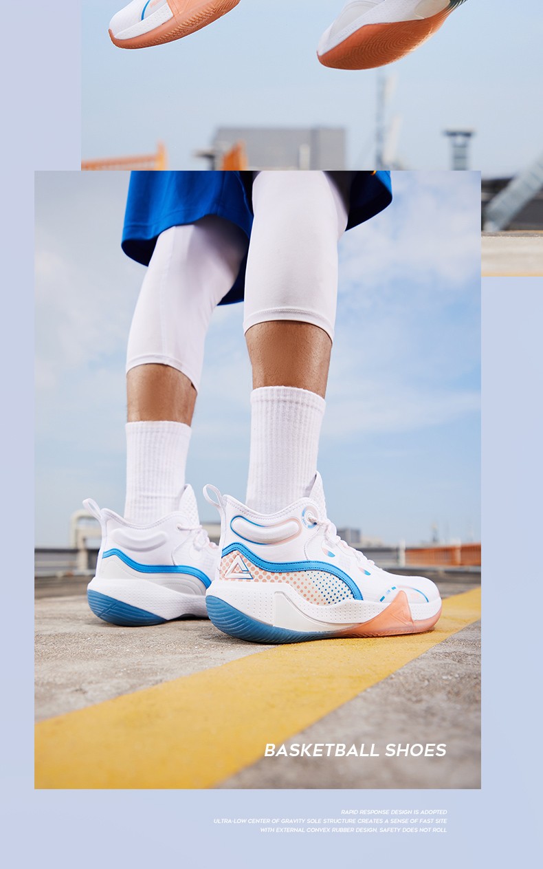 匹克骑兵3男鞋篮球鞋男2022夏季新款透气实战男士球鞋高帮专业网面运动鞋子 魔力紫 42