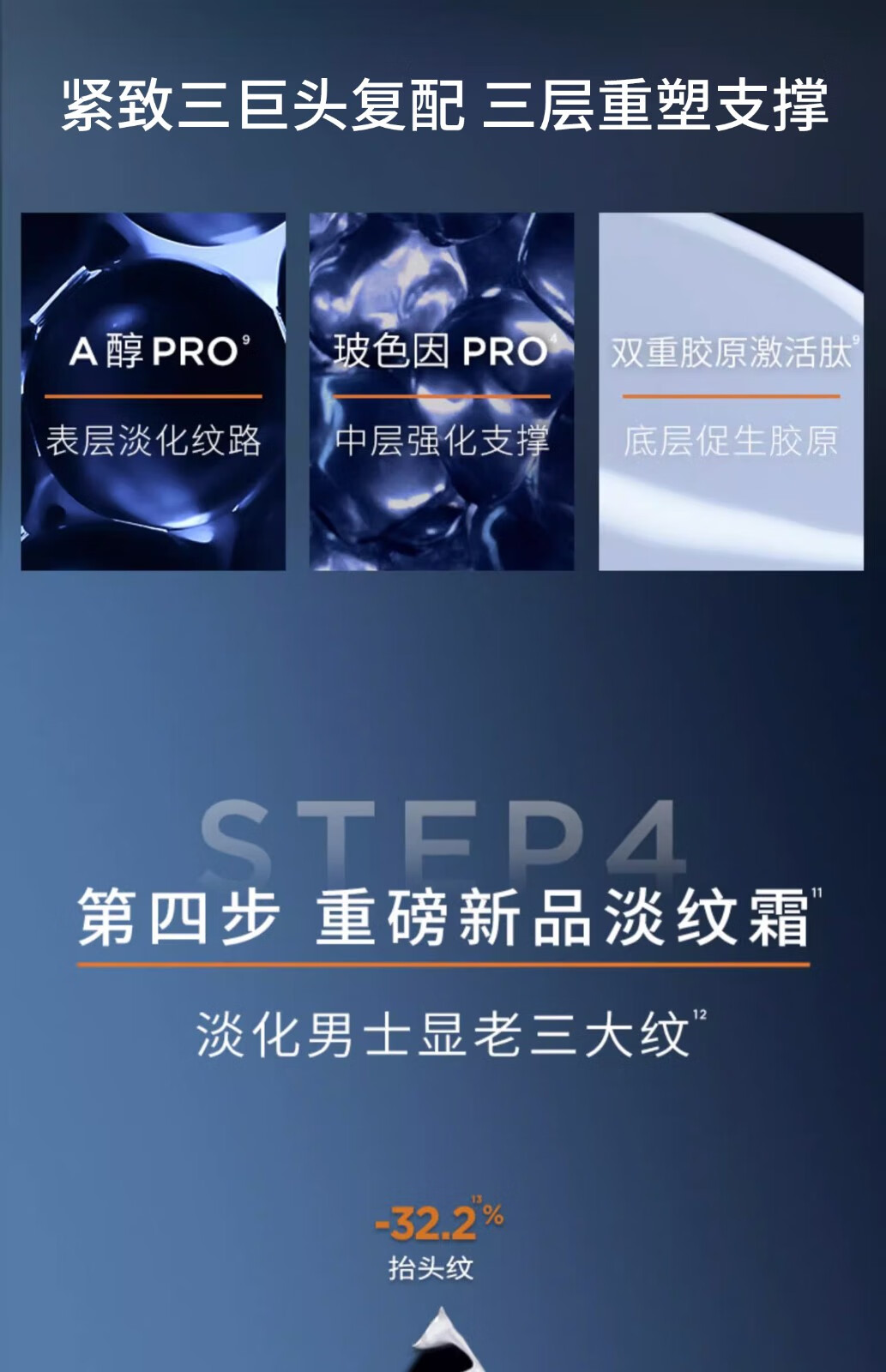 欧莱雅男士套装面霜精华眼霜护肤品抗皱青春肌源紧致亮肤控油保湿 紧致精华乳15ml*4