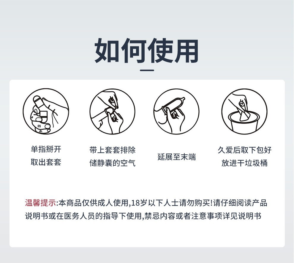 涩井 避孕套 安全套 001超薄避孕套 0.01玻尿酸 延时持久套套 成人计生情趣用品 001超薄装-7只装