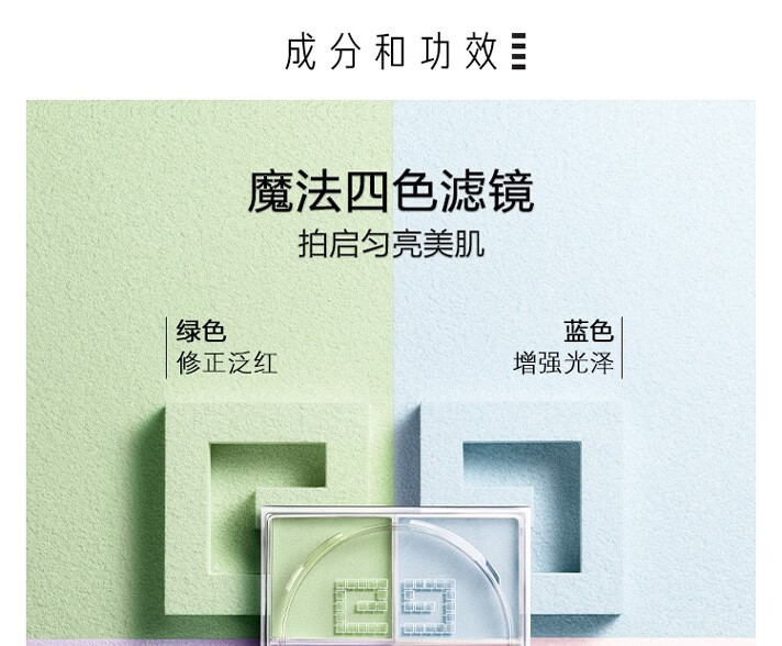 纪梵希（Givenchy）纪梵希散粉四宫格轻盈无痕明星四色散粉定妆蜜粉 1号散粉明星CP套装