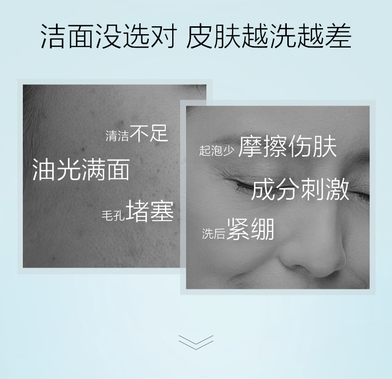 珀莱雅（PROYA）洗面奶女水动力氨基酸洁面深层清洁保湿护肤品男官方 【1支装】100g