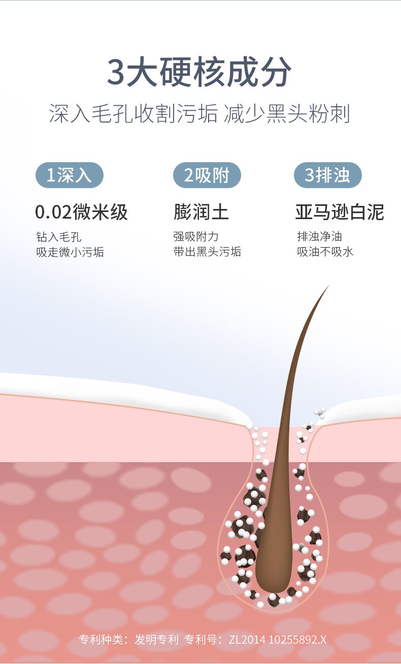 透真（LUCENBASE） 小白泥面膜清洁控油收缩毛孔淡化黑头粉刺涂抹式补水保湿护肤品 【狙击黑头】深层净澈泥膜80g