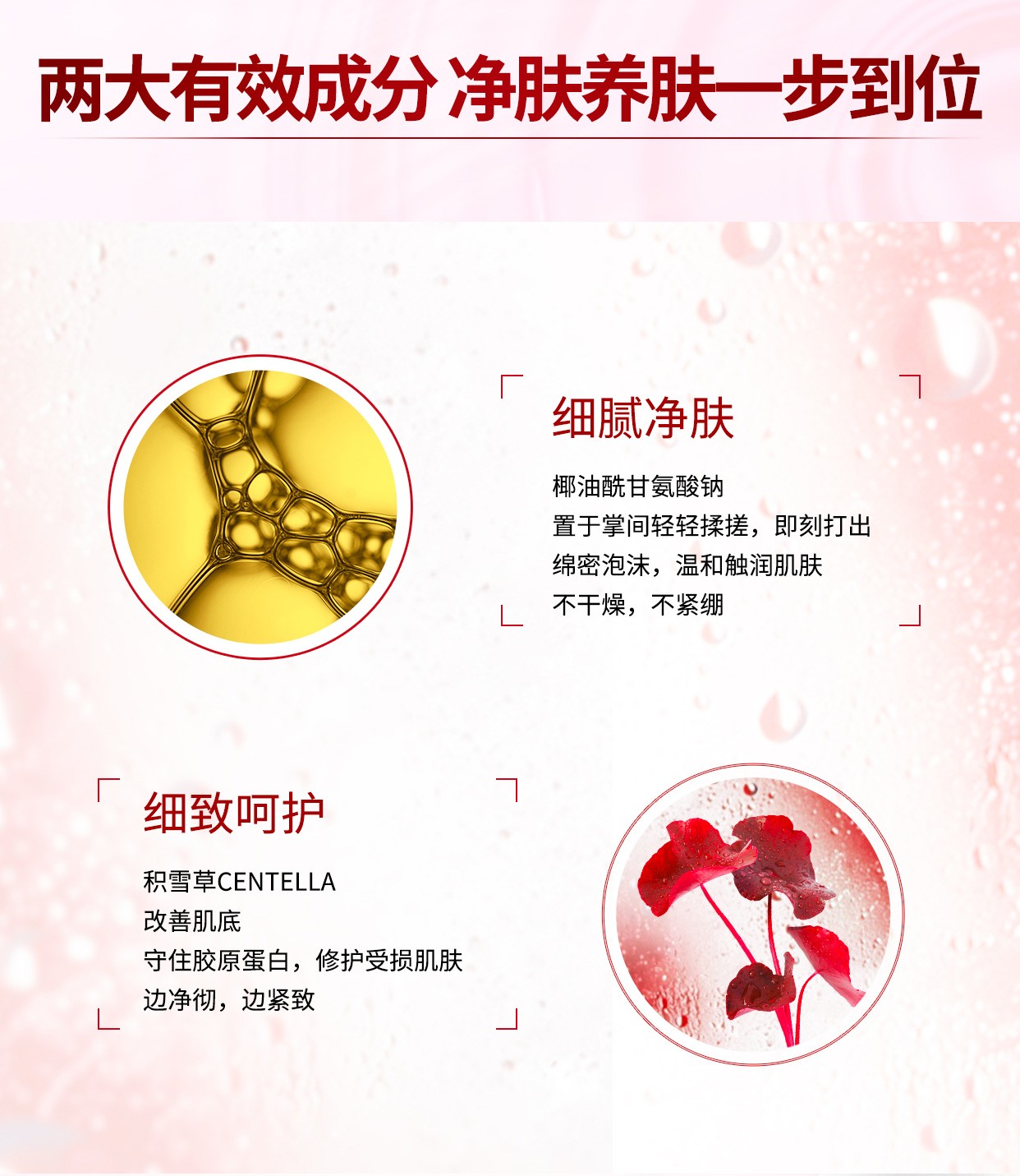 欧莱雅女士氨基酸洗面奶水嫩泡沫深层清洁卸妆补水保湿控油洁面乳 复颜洁面乳30ml旅行装