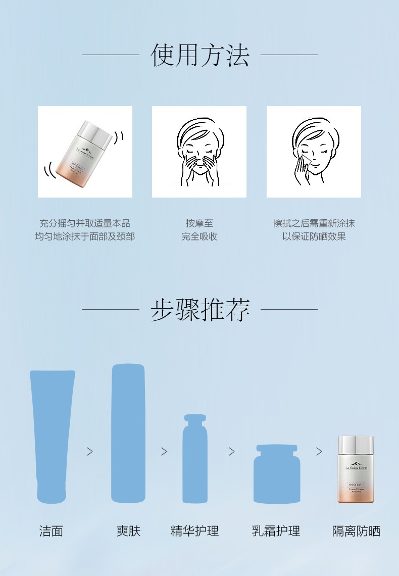屈臣氏（Watsons） 睿致肌奢护水感隔离防晒乳SPF50高倍防晒通勤户外50ml包装随机发 50毫升