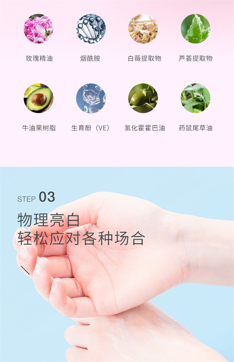 遇见香芬精油手膜 手套玫瑰精油手部护理套装补水保湿 嫩滑滋养5片装