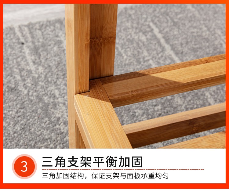 恒博 烤火架烤火桌子家用餐桌折叠桌实木小方桌正方形长方形烤火架多功能竹取暖 75宽 全竹加厚烤火桌