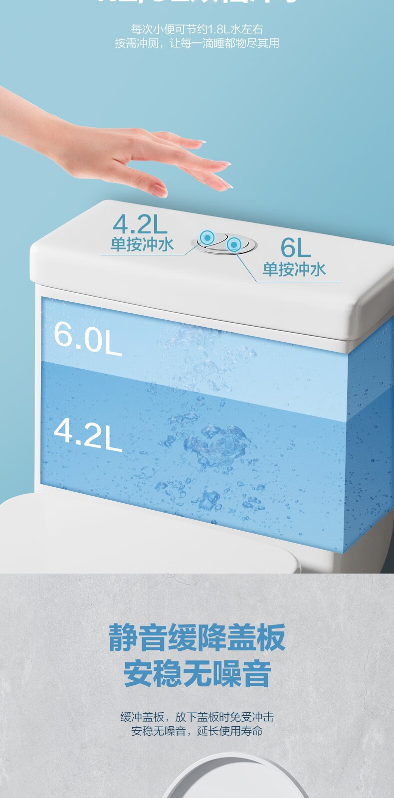 ARROW 箭牌卫浴 AE1207M/L 虹吸抽水马桶 新秀款 300mm 图8