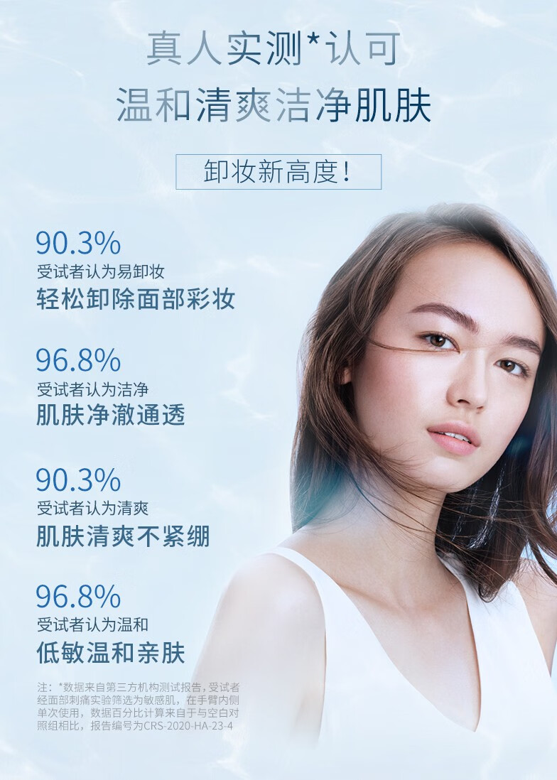 卓沿（SKIN ADVANCED）屈臣氏卓沿SA.白金舒润卸妆水温和卸妆不紧绷敏感肌适用 舒润净颜卸妆水500ml