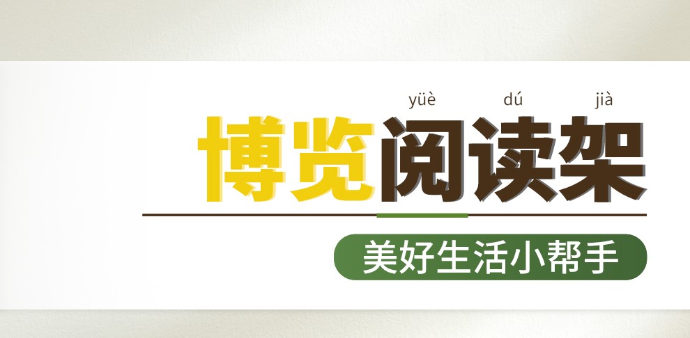 竹艺佳（ZHUYIJIA)读书架书立架书本立架桌面上电脑阅读架看书神器临帖架学生夹书器 茶色-中号