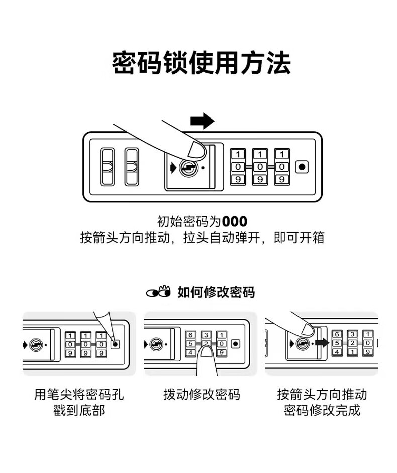 广璐迪【顺丰急发】多功能前置开口行李可扩展开口前置充电白色箱小型可扩展拉杆箱旅行箱密码箱 前置开口 拉链箱 /米白色+干湿分离 20英寸 登机款+双充电口+可扩展详情图片37